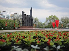 На площади Победы завершен основной комплекс работ