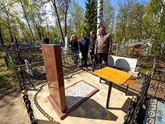К юбилею Победы реконструирована могила героя Великой Отечественной войны