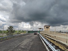 Движение на мосту через водосброс открыто 20 мая в 14:00