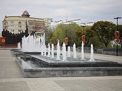 На площади Победы завершен основной комплекс работ