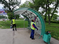 В Воронеже продолжаются работы по благоустройству