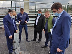 Движение на мосту через водосброс открыто 20 мая в 14:00