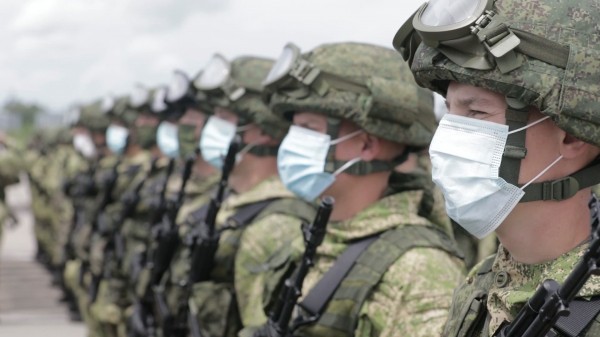 В Воронеже возобновили репетиции парада Победы 