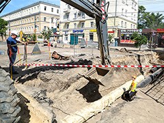 Работы на проспекте Революции идут по графику