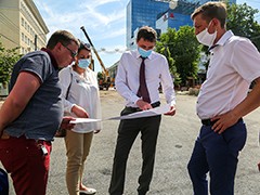 Работы на проспекте Революции идут по графику