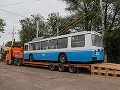В Воронеж прибыли первые троллейбусы из Москвы