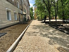 В Воронеже ведутся работы по благоустройству