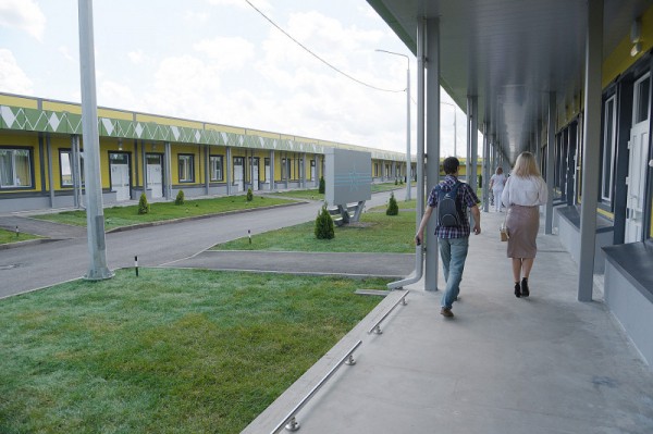 &laquo;По последнему слову техники&raquo;. В Воронеже открылась быстровозводимая больница с дельфином-топиаром