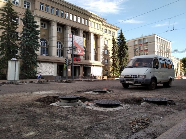 В Воронеже ремонтируют проспект Революции &mdash; что сейчас там происходит