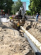 Работы на проспекте Революции идут по графику