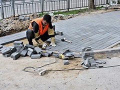 В Воронеже ведутся работы по благоустройству