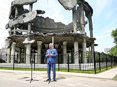 В Воронеже после консервации открылся уникальный памятник войны Ротонда