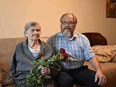 Участницу боев за Воронеж Татьяну Архипову наградили памятным знаком &laquo;Воронеж &ndash; город воинской славы&raquo;