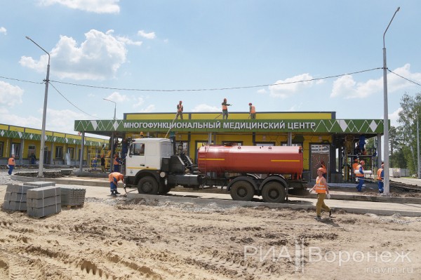 &laquo;По последнему слову техники&raquo;. В Воронеже открылась быстровозводимая больница с дельфином-топиаром