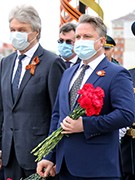 Вечный огонь вернулся на обновленную площадь Победы