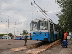 В Воронеж прибыли первые троллейбусы из Москвы