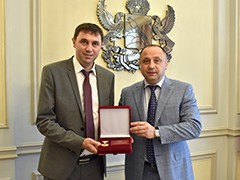 Первый вице-мэр Сергей Петрин удостоен высшей награды Воронежской области