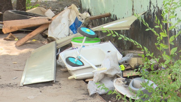 На набережной в Воронеже снесли очередную партию незаконных гаражей