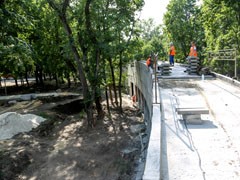 Вадим Кстенин: К 1 ноября планируем полностью завершить работы в парке &laquo;Орленок&raquo;