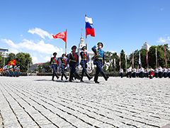 В Воронеже прошел парад Победы