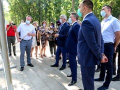 Вадим Кстенин: К 1 ноября планируем полностью завершить работы в парке &laquo;Орленок&raquo;