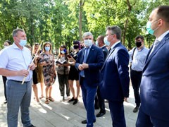 Вадим Кстенин: К 1 ноября планируем полностью завершить работы в парке &laquo;Орленок&raquo;