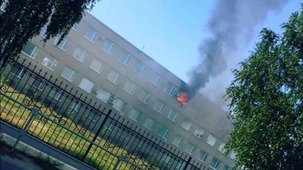 В колледже под Воронежем случился пожар