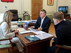 Вадим Кстенин: у Воронежа и Липецка похожие проблемы, и мы можем решать их, обмениваясь опытом
