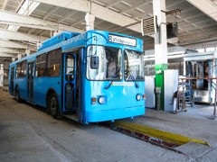 В Воронеже на улицы города вышли первые троллейбусы, прибывшие из Москвы