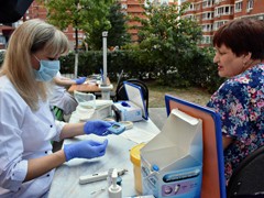 В Ленинском районе практикуют уникальные формы медицинской профилактики