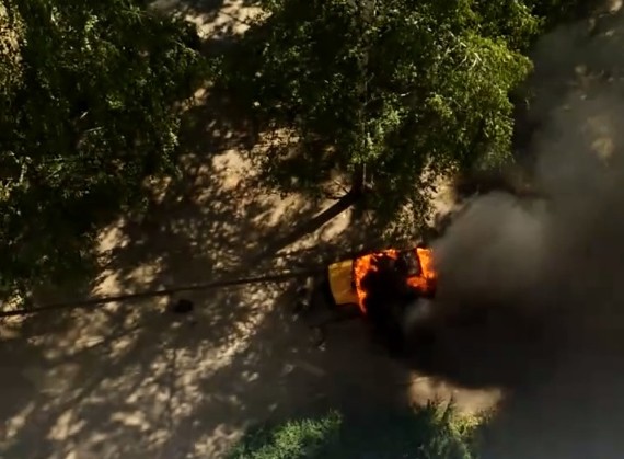 На левом берегу Воронежа сгорели два автомобиля
