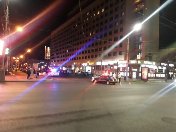 В центре Воронежа столкнулись автомобиль ДПС и &laquo;Тойота&raquo;&nbsp;