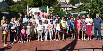 В Центральном районе открыли новую зону отдыха в секторе индивидуальной жилой застройки