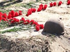 В Воронеже в день 75-летия окончания Второй мировой войны перезахоронили останки 45 красноармейцев