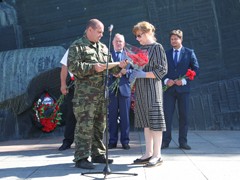 В Воронеже в день 75-летия окончания Второй мировой войны перезахоронили останки 45 красноармейцев