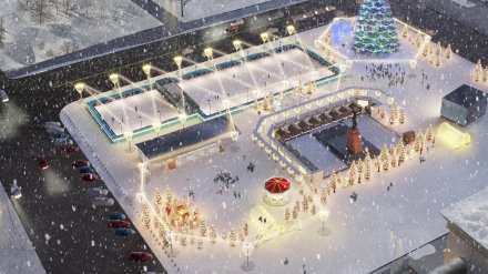 В новогоднюю ночь главную площадь Воронежа оставят открытой до 6 утра