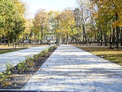 Мэр Вадим Кстенин сегодня в парке &laquo;Орленок&raquo; оценил новый городской мост