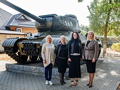 В Коминтерновском районе восстановили танк времен Великой Отечественной войны