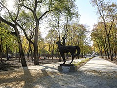 Мэр Вадим Кстенин сегодня в парке &laquo;Орленок&raquo; оценил новый городской мост