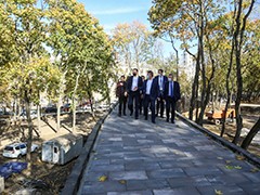 Мэр Вадим Кстенин сегодня в парке &laquo;Орленок&raquo; оценил новый городской мост