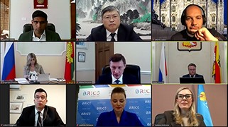 Глава Воронежа Вадим Кстенин принял участие в сессии форума БРИКС