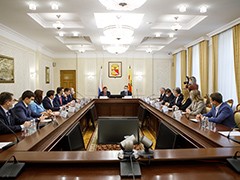 Глава города Вадим Кстенин провел встречу с депутатами Воронежской областной Думы седьмого созыва