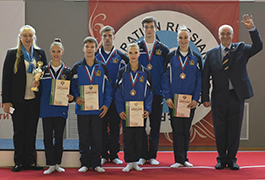 Бронза командного чемпионата России по спортивной акробатике - у воронежских спортсменов