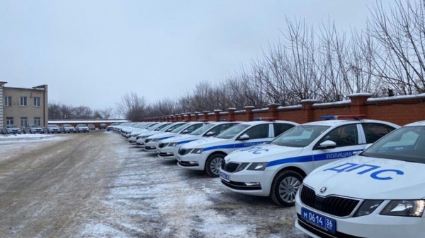 Автопарк ГИБДД Воронежской области пополнился 38 новыми автомобилями 