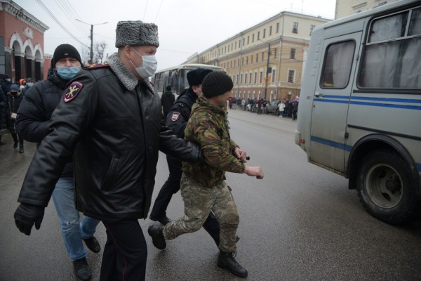 В Воронеже прошла несогласованная протестная акция