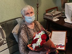 В районах Воронежа чествуют ветеранов-защитников города