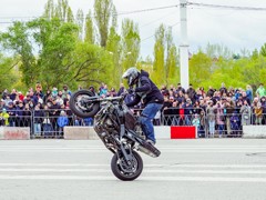 В Воронеже прошел мотопарад в честь празднования Дня Победы