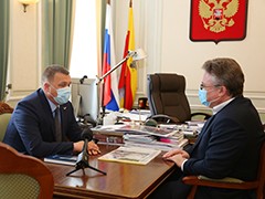 Мэр Вадим Кстенин пригласил ОНФ к активной совместной работе над городскими проектами