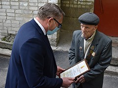 В Воронеже поздравляют ветеранов Великой Отечественной войны