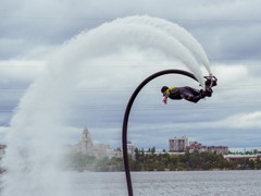 В Воронеже прошел мотопарад в честь празднования Дня Победы